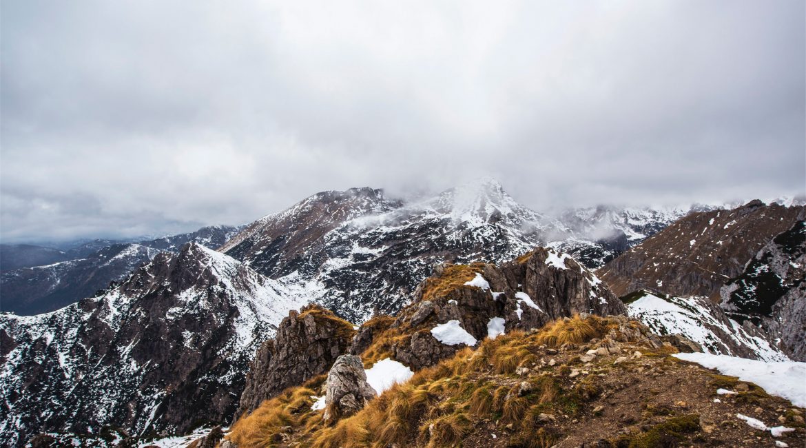 Snow in mountain